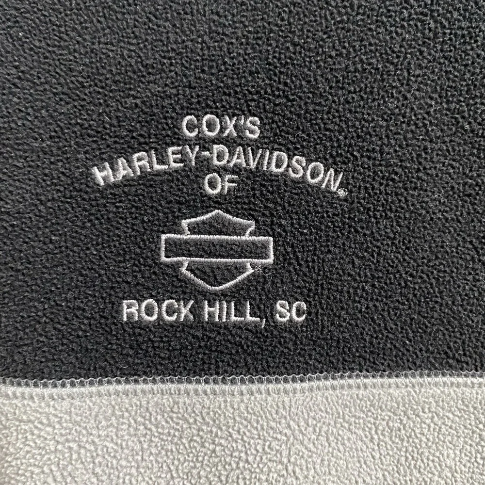 Harley-Davidson Men's Fleece Jacket Zip-up Cox's Rock hill SC Motorcycle SZ.L/XL